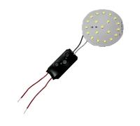 Platine LED SMD 2W diamètre 56mm, carte electronique LED avec driver inclus (Blanc du Jour 6000K, 12V)