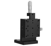 Platine Linéaire 60x60mm SEMZL60-ACR Plate-forme de Coupe de Table Manuelle Guide à Rouleaux Croisés pour Platine Linéaire Convient pour L'inspection de Précision en Laboratoire,