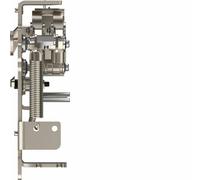 Platine pour interverr.méca. HW2/4 Fixe Secours (type 3S) - 1 platine/ACB (MI) - HAGER HWY236H