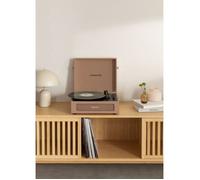 RECORD PLAYER RETRO - Platine rétro avec lecteur/enregistreur Bluetooth, USB, SD, MicroSD et Mp3 - Moka