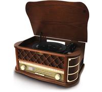 Platine rétro - SENCOR - STT 016 - 6 W - Lecteur CD/cassettes - USB - Marron