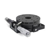 Platine rotative à axes R, platine de translation optique à réglage fin à 360°, plateforme de déplacement manuel de précision avec bouton de réglage fin, pour la mesure expérimentale optique et le p