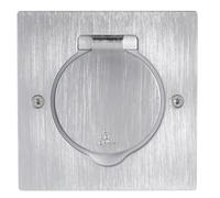 Legrand Caisse 089700 – IP44 pour sol et meubles – 2 modules – Inox