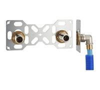 Platine sortie de Cloison double PER à Glissement Ø12 pour douche / baignoire FIXSYSTEM