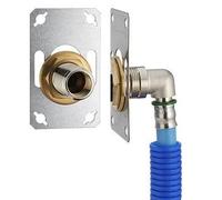 FIXSYSTEM simple : kit complet de fixation d'un robinet mural simple M1/2' (15x21) Coude d'alimentation à sertir profil TH sur tube PER NOYON & THIEBAULT - Ø 16 mm, sortie femelle 1/2' (15x21) - 3327-16PL1