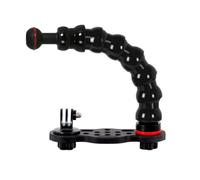 Platine Stabilisateur de Plongee sous-Marine GO-Tray avec Bras Flexible à Boule 25 mm pour GoPro DJI Osmo Action Autre Caméra d'action pour GoPro FLEX-ARM GOTR04