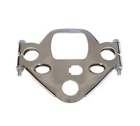 platine superieure de fourche cyclo compatible avec peugeot 103 mvl, vogue chrome -selection p2r-