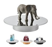 Platine tournante électrique, support d'affichage motorisé à 360° pour photographie et vidéo en direct, capacité de charge de 8 kg, alimentation par batterie et USB