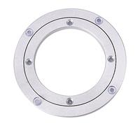 Platine tournante Ronde de matériel de Plat de Pivot d'incidence de Plateaux tournants résistants d'alliage d'aluminium pour Le décor de gâteau du décor TV (8 inch)