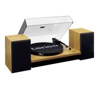 Platine vinyle avec Bluetooth et deux haut-parleurs externes Lenco LS-300WD Bois