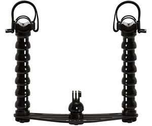 Platine Universel de Plongée Action Camera pour GoPro DJI Osmo et Caissons Photo sous Marine avec Bras Flexible Supports Universel Lampe FLEX-ARM ST20108