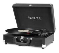 Platine Valise VICTROLA - Bluetooth - 3 Vitesses - Noir