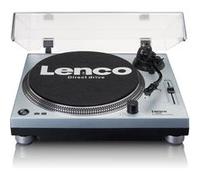 Platine vinyle à entraînement direct avec encodage USB/PC Lenco L-3809ME Bleu métallisé Bleu métallisé