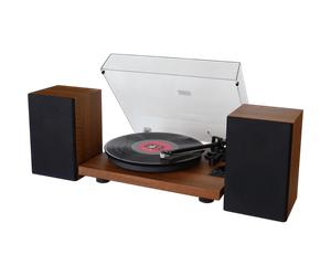 Platine vinyle Aster PL711 2x18W Bluetooth Marron