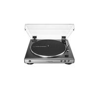 Audio-Technica AT-LP60XUSB Tourne-disque entraîné par courroie Gris, Métallique Complètement automatique
