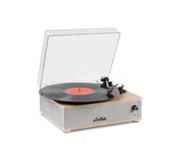 Platine Vinyle Audizio Irvine Bluetooth Haut-parleurs intégrés 33/45/78 Tours Bambou