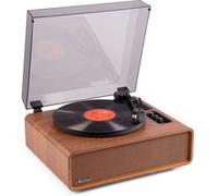 Platine vinyle Audizio Laredo Hi-Fi BT in/out Haut-Parleurs intégrés Noyer Noyer