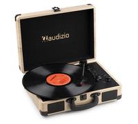 Audizio Platine vinyle RP116LW – Bluetooth in/out, haut-parleurs intégrés, Frêne, 33/45/78