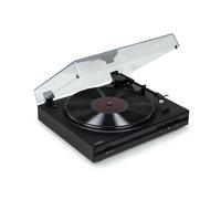 Thomson Platine vinyle TT350 – Automatique, 2 vitesses, retour automatique du bras – Noir