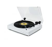 Platine vinyle automatique Entrainement par courroie - Blanc
