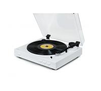 Platine vinyle automatique Entrainement par courroie - Blanc