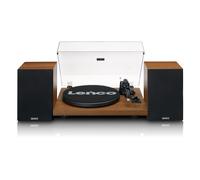 Platine vinyle avec amplificateur intégré, Bluetooth® et deux enceintes externes LS-480WD Bois
