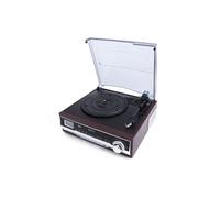 Camry Platine vinyle CR-1168 – Radio, Bluetooth, enregistrement MP3 USB/SD, 33/45/78 RPM – Marron