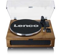 Lenco Platine vinyle Bluetooth 5.0 LS-410WA – 4 haut-parleurs intégrés 40W RMS – Bois marron