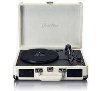 Lenco TT-115CR Platine Vinyle Bluetooth avec Encodage USB 3 Vitesses Blanc