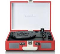 Platine vinyle Bluetooth® avec haut-parleurs intégrés Classic Phono TT-110RDWH Rouge-Blanc Rouge-Blanc G