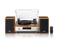 Lenco Ensemble stéréo HiFi MC-160WD – platine vinyle, radio DAB+/FM, Bluetooth – Bois
