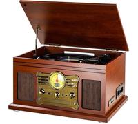 Platine vinyle Bluetooth - LEVYS - Trois vitesses (33, 45, 78 tours) - Convertisseur vinyle en MP3