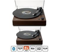 Platine vinyle Bois Vintage - Bluetooth 5.0 - 33-45 tours Platine disque
