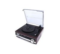 Platine vinyle Camry CR1113 33/45/78 RPM - avec radio - Haut-parleur intégré - Fonction horloge et minuterie