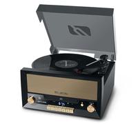 Muse Micro-chaîne CD MT-110B – Platine vinyle, Bluetooth, USB, FM/AUX