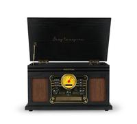 Platine Vinyle Century - Tourne-disque Bluetooth - Reproduit et convertit des Vinyles, CD, MPS, Cassette, USB