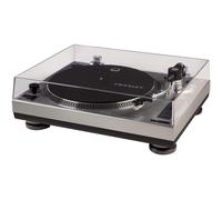 Platine vinyle Crosley C100A-SI entra nement par courroie avec contrepoids r glable, argent