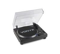 Platine vinyle DJ Vonyx DT3000 à Courroie - Cellule Audio-Technica - Noir Noir