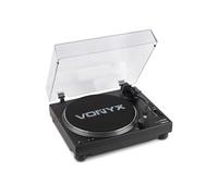 Vonyx DT6000 - Platine Vinyle DJ Direct Drive avec Cellule Audio-Technica - Entrainement Direct pour Mix et Scratch