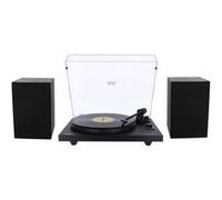 Platine vinyle Enova Hi-Fi Vision2 Set Wdl + 2 enceintes finition Noir Vinyle