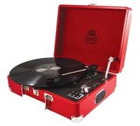 Platine Vinyle Générique Attaché Portable Style Mallette Rouge Rouge G