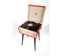 tourne-disque vintage Bermuda Dansette rouge/blanc cassé G