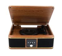 Platine Vinyle - Halterrego - BOSTON - Bluetooth - 3 Vitesses - Haut-parleurs Intégrés