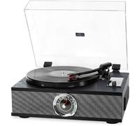 Halterrego Platine vinyle Manhattan – 2 HP intégrés, lecteur CD, Bluetooth – Noir