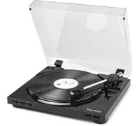 Audizio RP310 Platine vinyle haut de gamme - Noir, tourne disque avec fonction retour automatique, deux vitesses