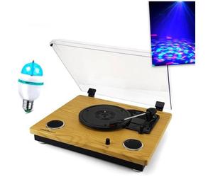 Platine vinyle haut-parleurs - USB/SD/BLUETOOTH - Fonction REC - Madison MAD-RT300SP-MKII