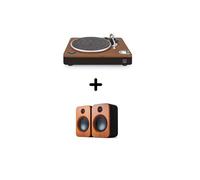 Platine vinyle House Of Marley Simmer Down Bluetooth + Enceintes amplifiées Bluetooth House of Marley Simmer Down Duo