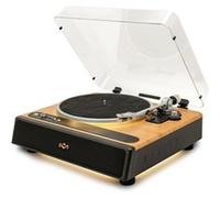 House of Marley – Platine vinyle Soul Rebel – Enceintes intégrées, Bluetooth In & Out, bambou clair