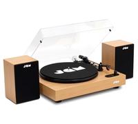 Platine vinyle JAM Bois avec paire d'enceintes Vinyle