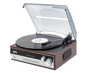 Platine Vinyle - Jopostar - Modèle Stéréo - 2 Haut-parleurs - Radio AM/FM - Bluetooth sans fil